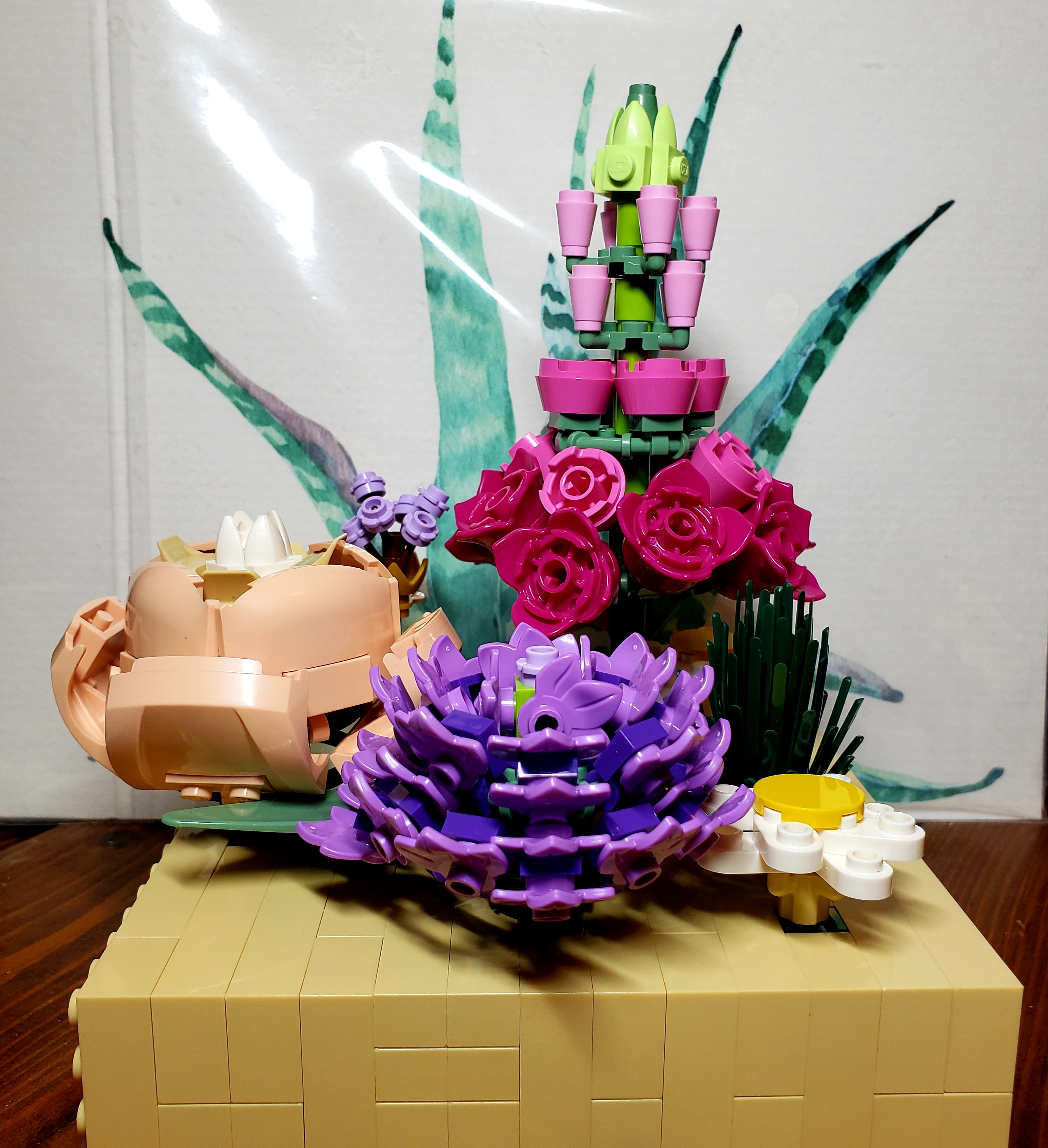 Custom Flower Bouquet Desk Display